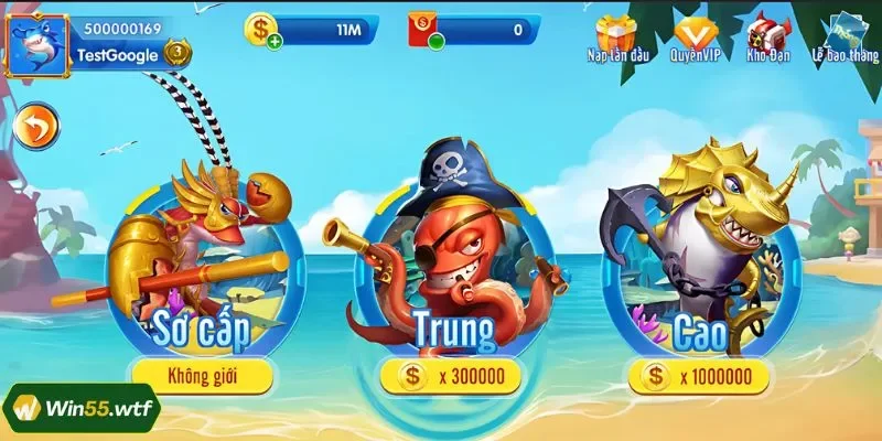 Thao tác để tham gia phòng game bắn cá đổi thưởng